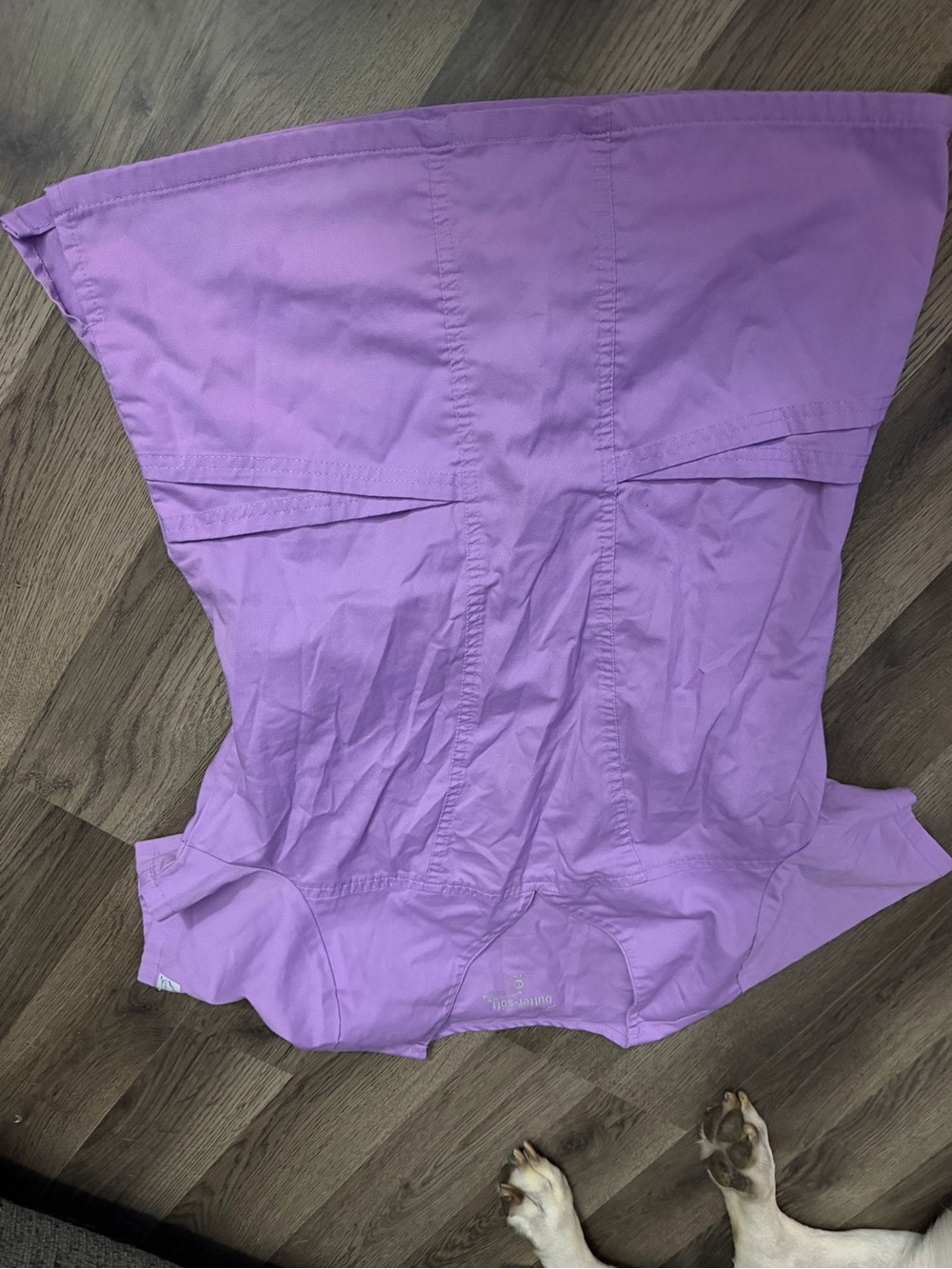 Women's A-Line Top in Lavender with Structured Panels